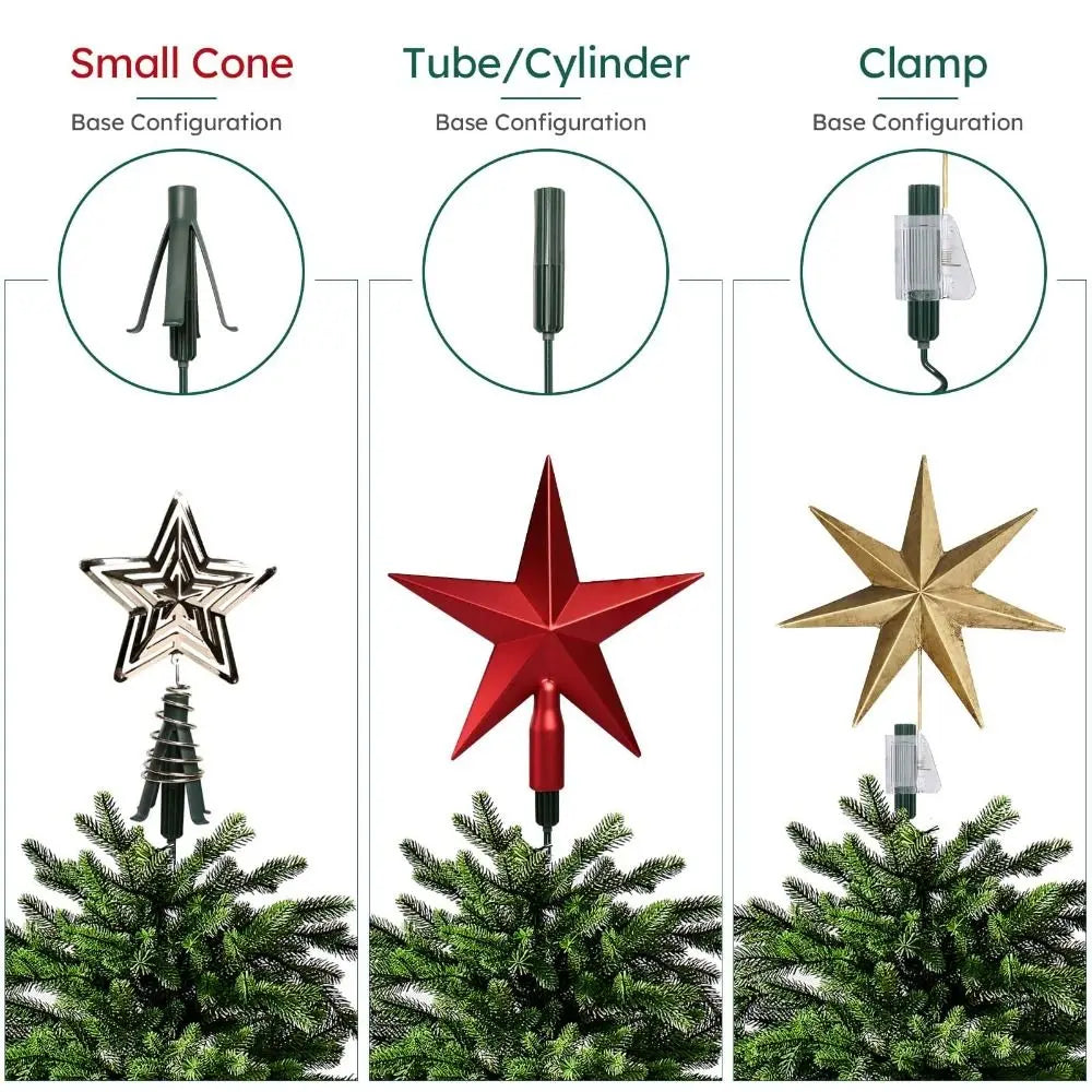 Twist-on Stabilizer Christmas Tree Topper Holder