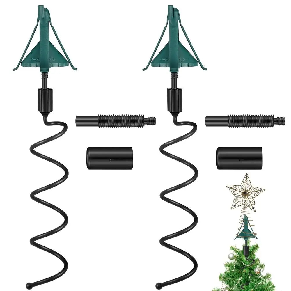 Twist-on Stabilizer Christmas Tree Topper Holder