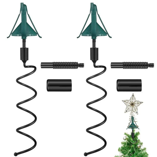 Twist-on Stabilizer Christmas Tree Topper Holder